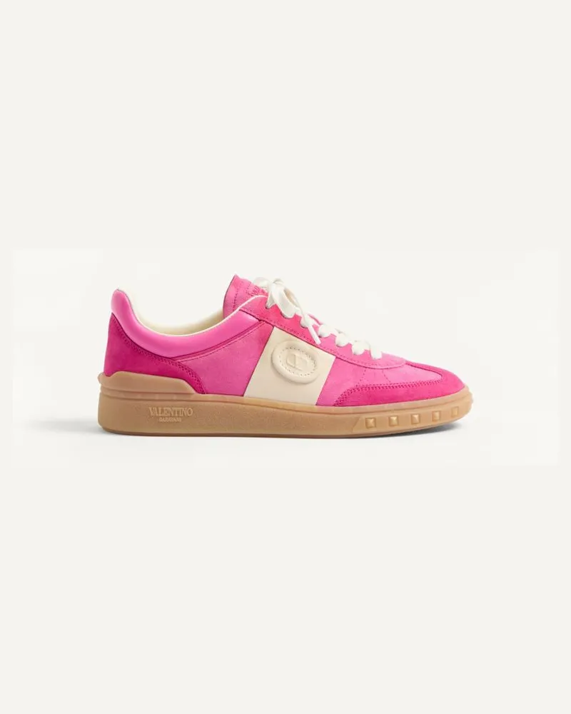 Valentino Garavani Sneaker Upvillage In Crosta Donna ROSA/AVORIO Rosa