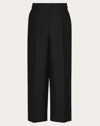 Valentino Garavani PANTALONE IN LANA Uomo NERO Nero