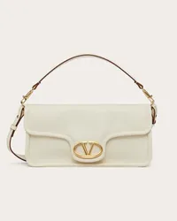 Valentino Garavani BORSA A SPALLA VLOGO 1960 IN NAPPA Donna AVORIO Avorio