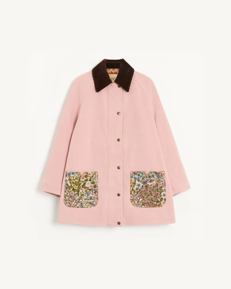 Valentino Garavani Caban In Denim Donna ROSA Rosa