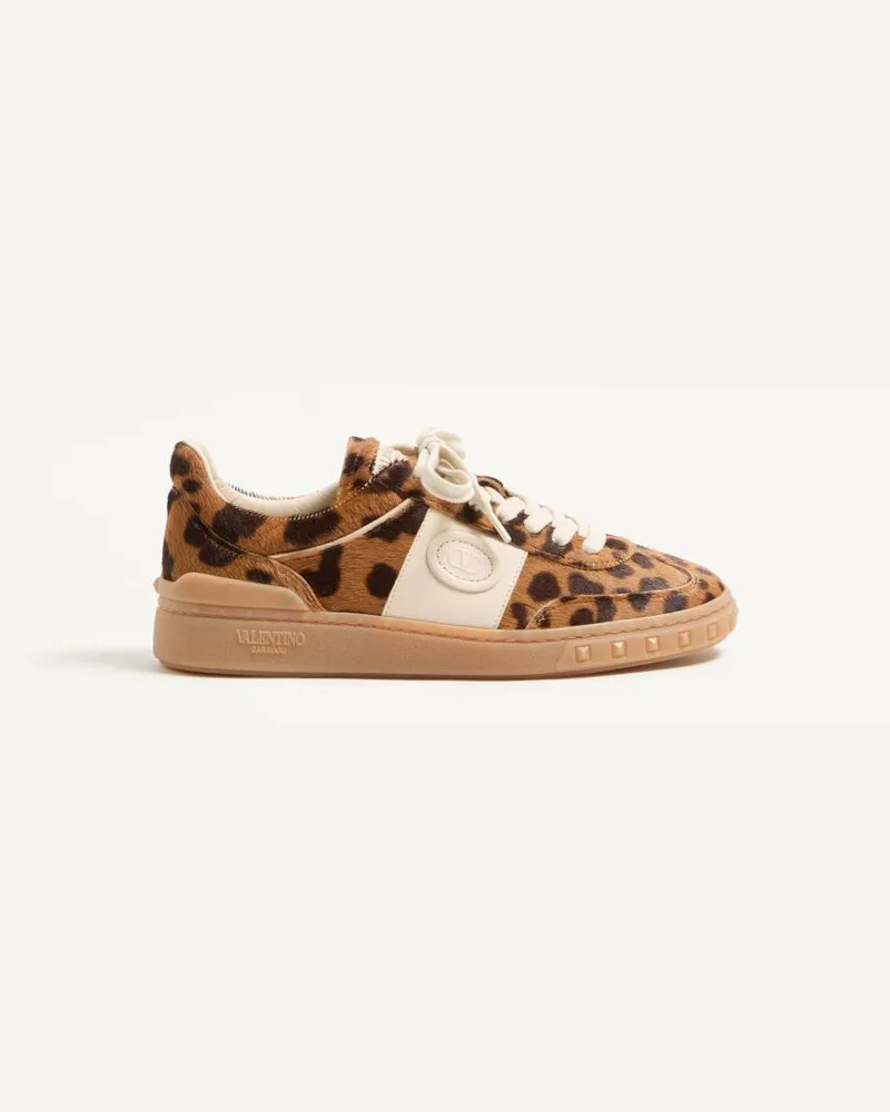 Valentino Garavani Sneaker Upvillage In Vitello Effetto Cavallino Donna ANIMALIER Animalier
