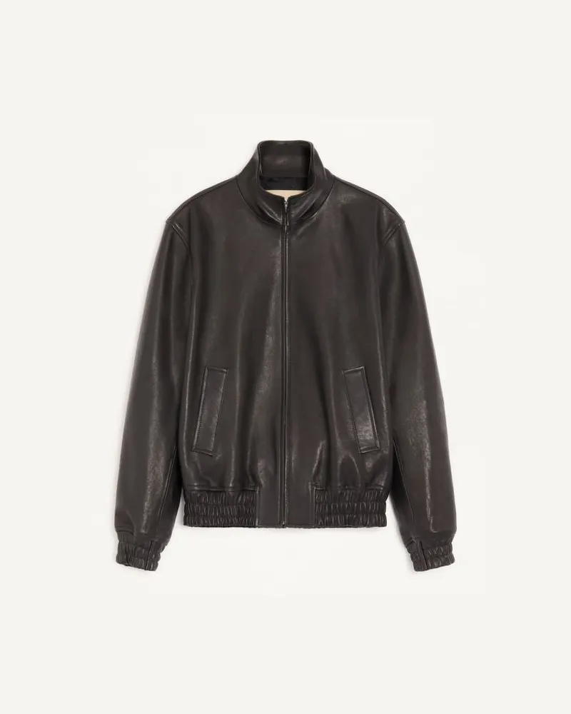 Valentino Garavani Giacca Valentino In Pelle Uomo NERO Nero