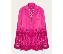 CAMICIA IN FAILLE BRODERIE Donna PINK PP