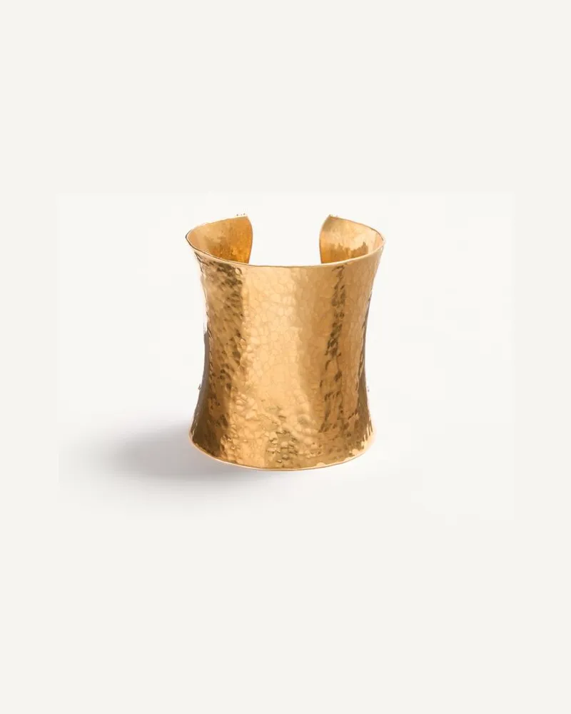 Valentino Garavani Bracciale Cuffy In Metallo Anticato Donna ANTIQUE BRASS Antique