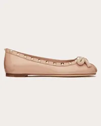 Valentino Garavani BALLERINA ROCKSTUD IN VERNICE Donna ROSE CANNELLE Rose