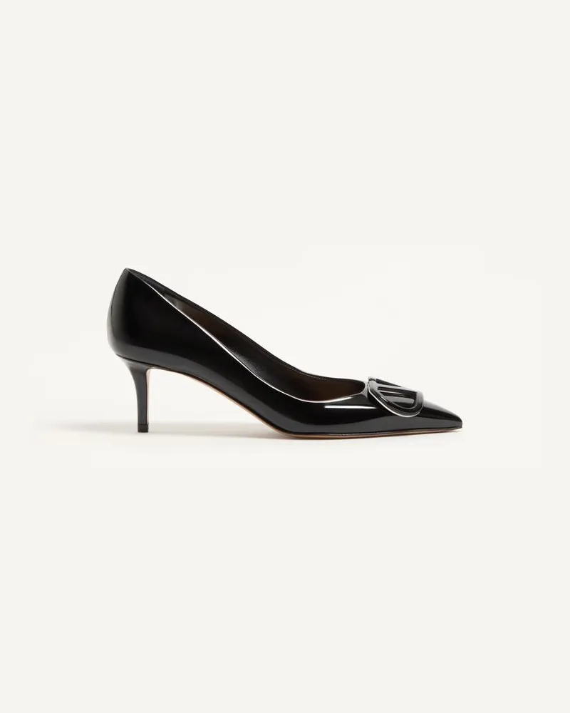 Valentino Garavani Décolleté VLogo Signature In Vernice 60Mm Donna NERO Nero