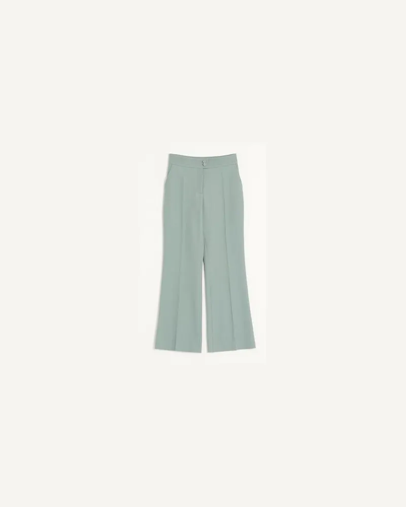 Valentino Garavani Pantaloni In Light Diagonal Wool Donna SALVIA 46 