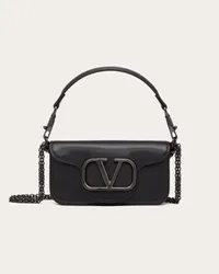 Valentino Garavani BORSA PICCOLA A SPALLA GARAVANI LOCÒ IN VITELLO Donna NERO Nero