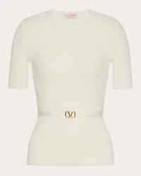 Valentino Garavani MAGLIA IN LANA Donna AVORIO Avorio