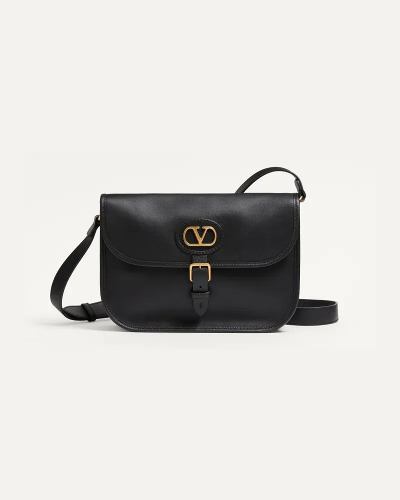 Valentino Garavani Borsa A Tracolla Valentino Garavani Antibes In Vitello Uomo NERO Nero