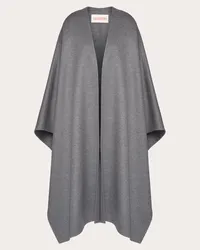 Valentino Garavani CAPPA IN COMPACT DRAP Donna GRIGIO SCURO Grigio