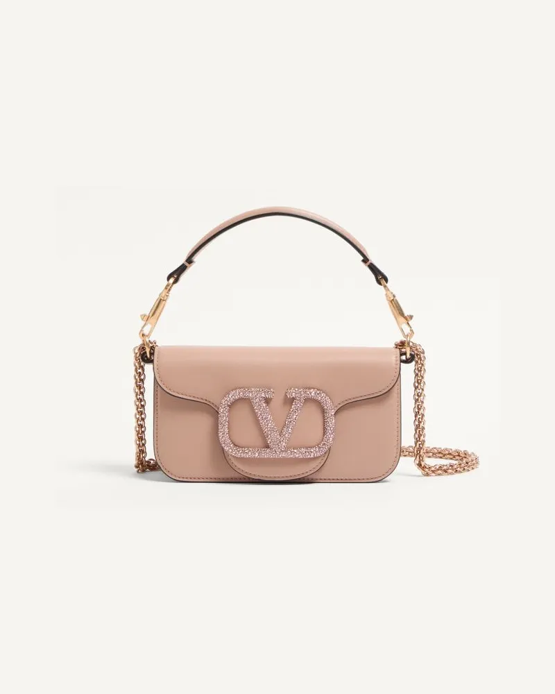 Valentino Garavani Borsa Piccola A Spalla Valentino Garavani Locò Con Logo Gioiello Donna ROSE CANNELLE Rose