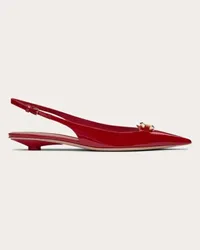 Valentino Garavani BALLERINA SLINGBACK VLOGO THE BOLD EDITION IN VERNICE 20MM Donna ROSSO V Rosso