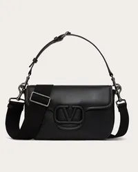 Valentino Garavani BORSA A TRACOLLA GARAVANI NOIR IN NAPPA Uomo NERO Nero