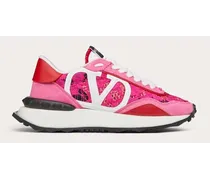 SNEAKER LACERUNNER IN PIZZO E MESH Donna SHOCKING PINK/ROSA/ROUGE PUR