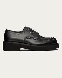 Valentino Garavani DERBY GARAVANI GENTLEGLAM IN VITELLO Uomo NERO Nero