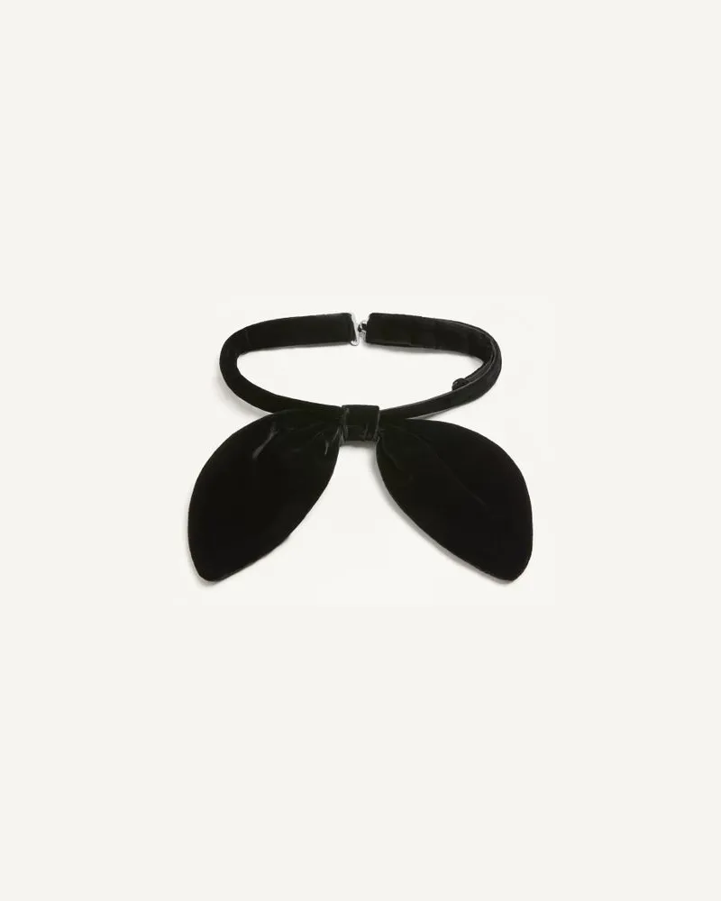 Valentino Garavani Papillon Valentie In Velluto Uomo NERO Nero