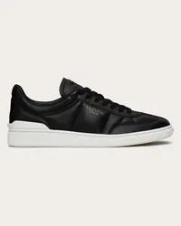 Valentino Garavani SNEAKER LOW TOP UPVILLAGE IN NAPPA Uomo NERO Nero