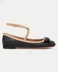 Valentino Garavani BALLERINA ROCKSTUD IN NAPPA Donna NERO Nero