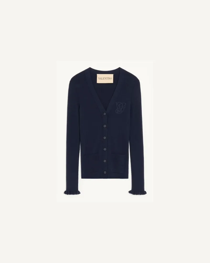 Valentino Garavani Cardigan In Lana Donna NOTTE Notte