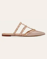 Valentino Garavani MULE ROCKSTUD IN VERNICE Donna POUDRE Poudre