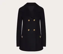 PEACOAT IN COMPACT DRAP Donna NAVY
