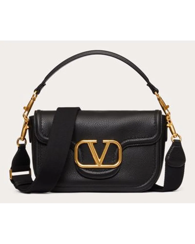 Valentino Garavani Borsa A Spalla Valentino Garavani Alltime In Vitello Granato Donna NERO Nero