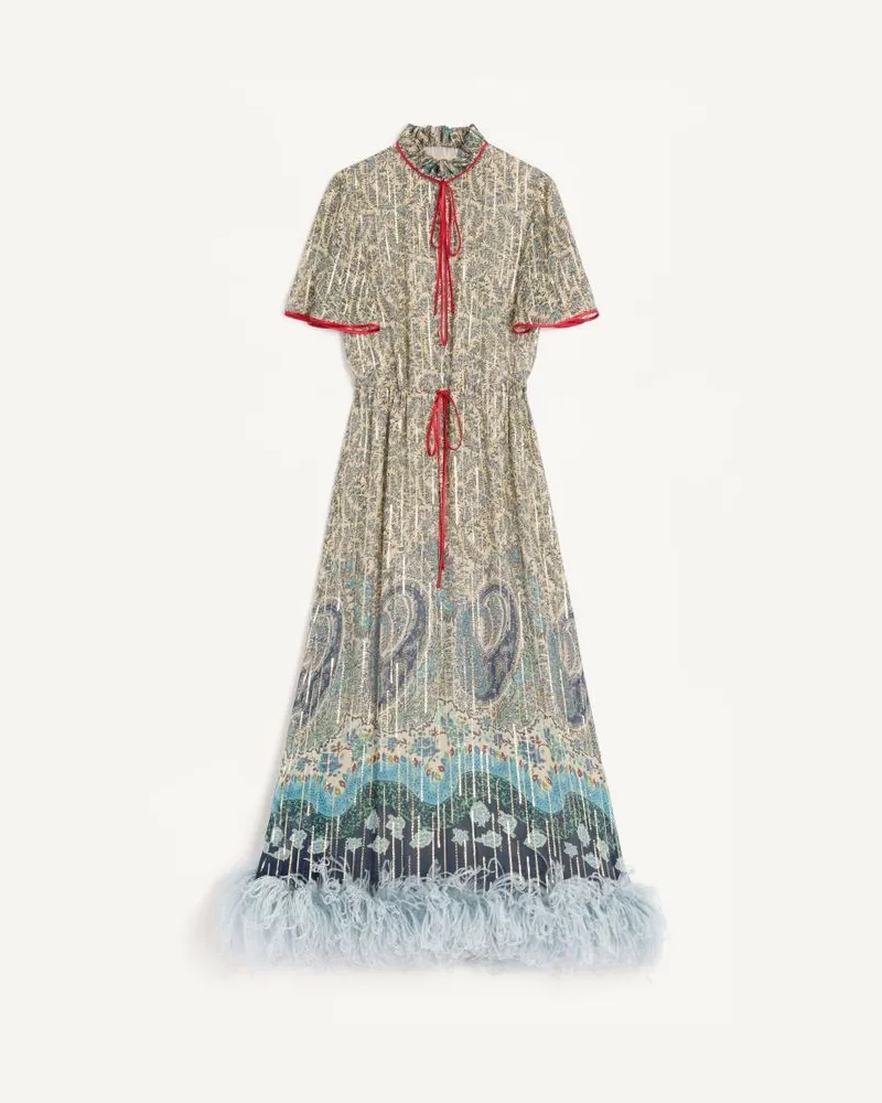 Valentino Garavani Abito Midi In Pekin Voyage Imaginaire Paisley Donna MULTICOLOR Multicolor
