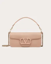 Valentino Garavani BORSA A SPALLA GARAVANI LOCÒ IN VITELLO Donna ROSE CANNELLE Rose