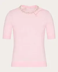 Valentino Garavani MAGLIA IN LANA RICAMATA Donna COMFIT Comfit