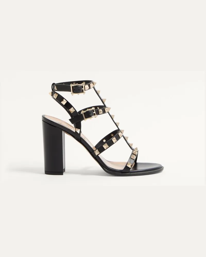 Valentino Garavani Sandalo Rockstud Con Cinturini 90Mm Donna NERO Nero