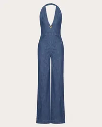 Valentino Garavani TUTA IN CHAMBRAY DENIM Donna DENIM Denim