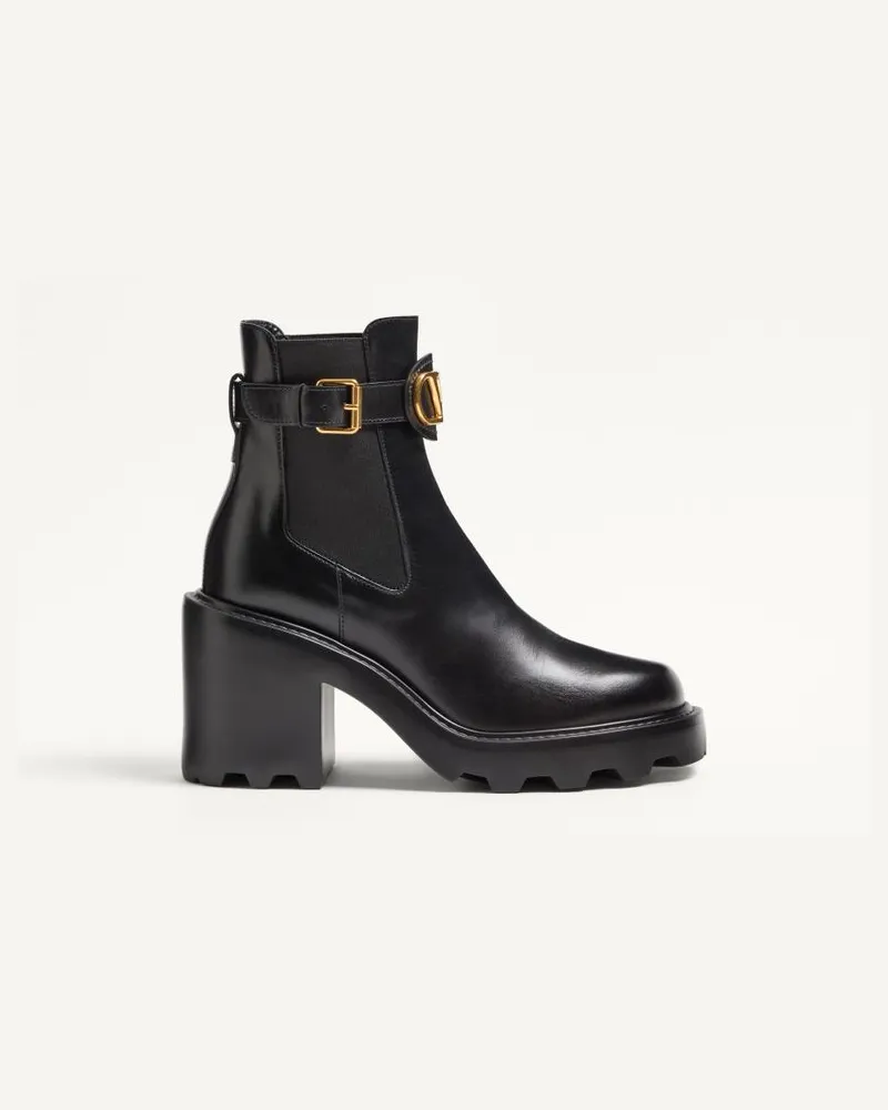 Valentino Garavani Beatle VLogo Signature In Vitello 90Mm Donna NERO Nero