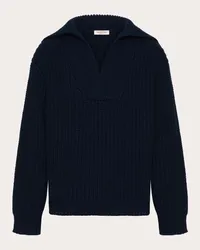 Valentino Garavani MAGLIONE IN LANA Uomo NAVY Navy