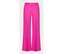 PANTALONE IN CREPE COUTURE Donna PINK PP