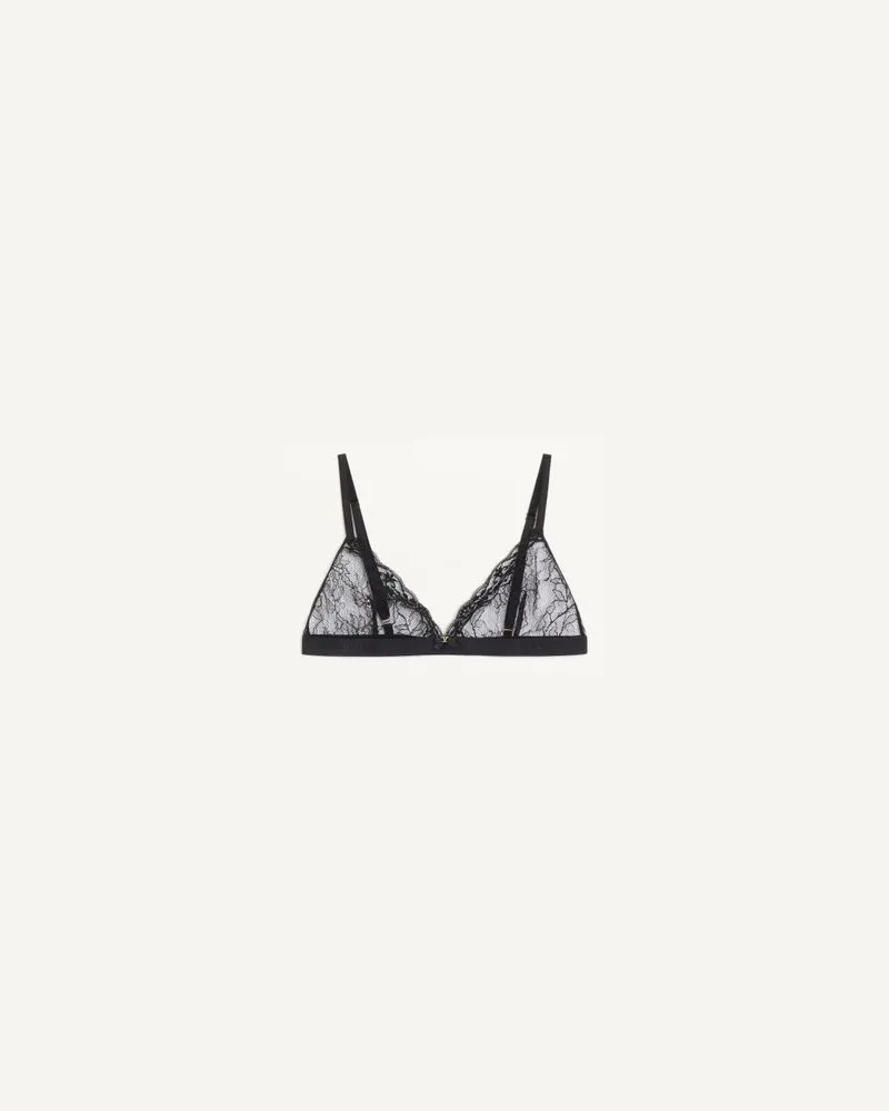 Valentino Garavani Reggiseno In Pizzo Donna NERO Nero