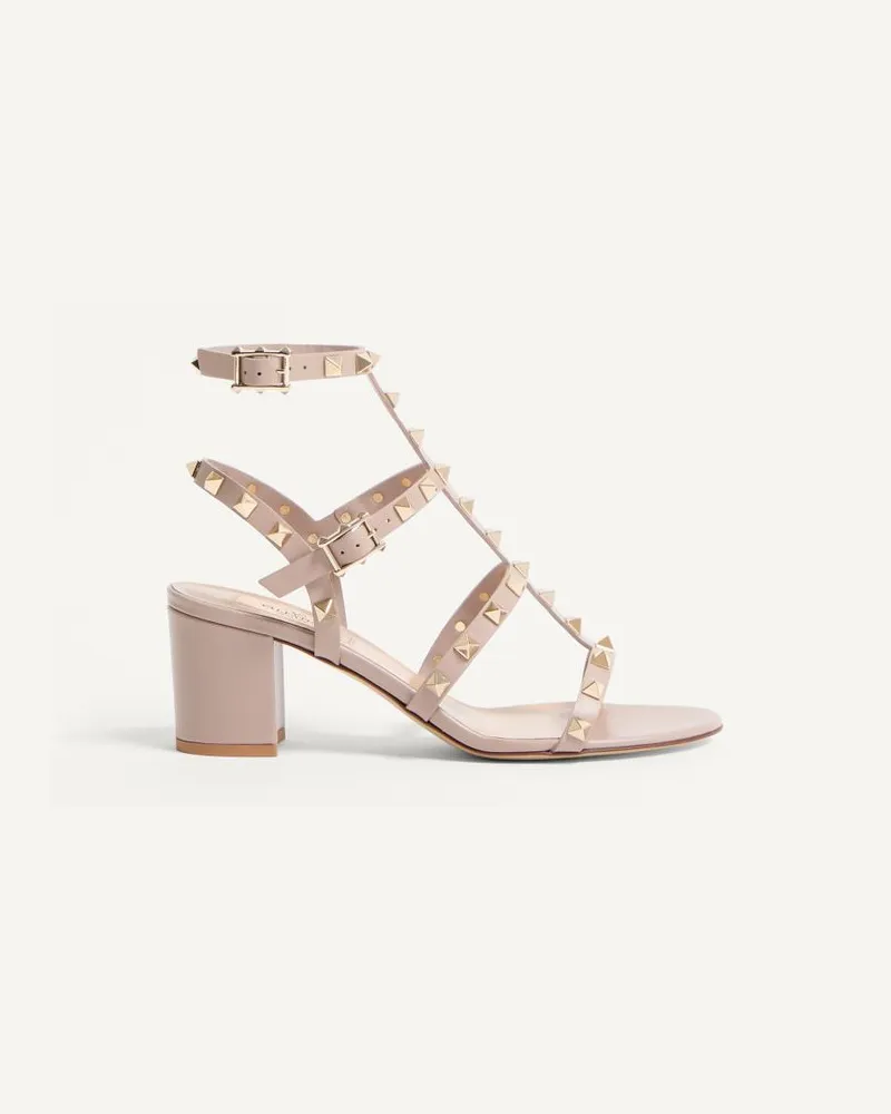 Valentino Garavani Sandalo Rockstud Con Cinturini 60Mm Donna POUDRE Poudre