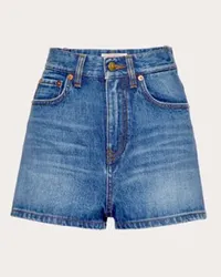 Valentino Garavani SHORTS IN DENIM Donna DENIM Denim