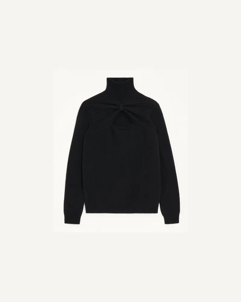 Valentino Garavani Maglia In Lana Donna NERO Nero
