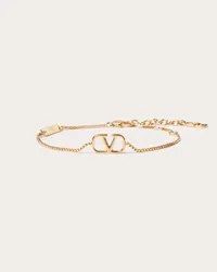 Valentino Garavani BRACCIALE VLOGO SIGNATURE IN METALLO Uomo ORO Oro