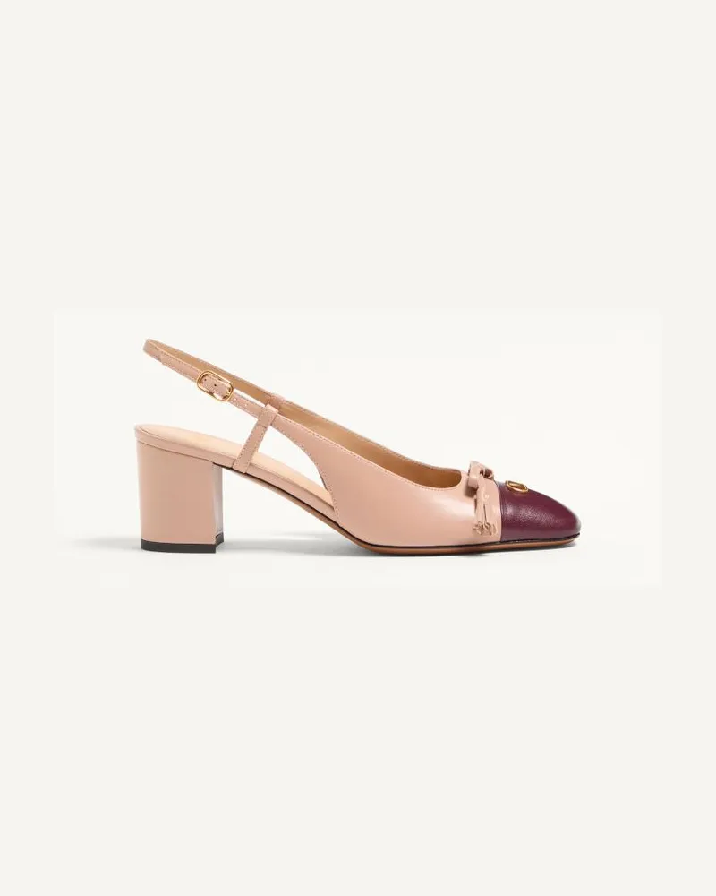 Valentino Garavani Décolleté Slingback Valet Du Roi In Capretto 60Mm Donna ROSE CANNELLE/GRANATO Rose