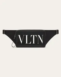 Valentino Garavani Marsupio VLTN in Pelle Uomo NERO Nero