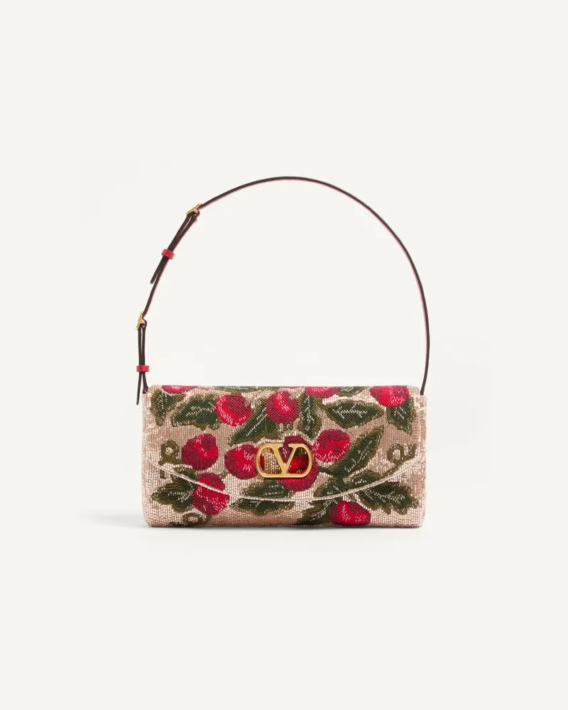 Valentino Garavani Borsa Piccola A Spalla Valentino Garavani Devain Ricamata Con Motivo Cherryfic Donna MULTICOLOR Multicolor