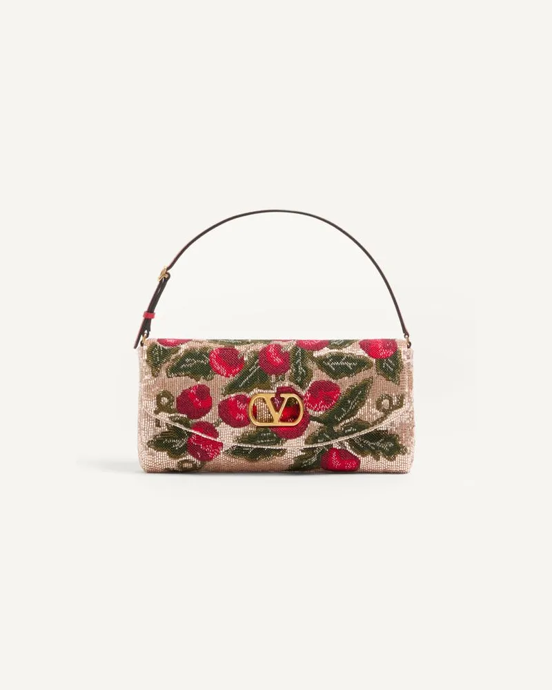 Valentino Garavani Borsa Piccola A Spalla Valentino Garavani DeVain Ricamata Con Motivo Cherryfic Donna MULTICOLOR Multicolor