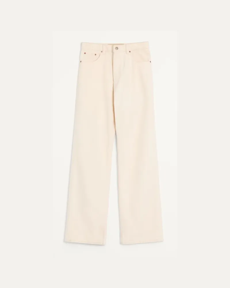 Valentino Garavani Pantalone Valentino In Denim Uomo AVORIO Avorio