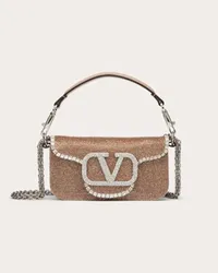 Valentino Garavani BORSA PICCOLA A SPALLA GARAVANI LOCÒ RICAMATA Donna CRYSTAL Crystal