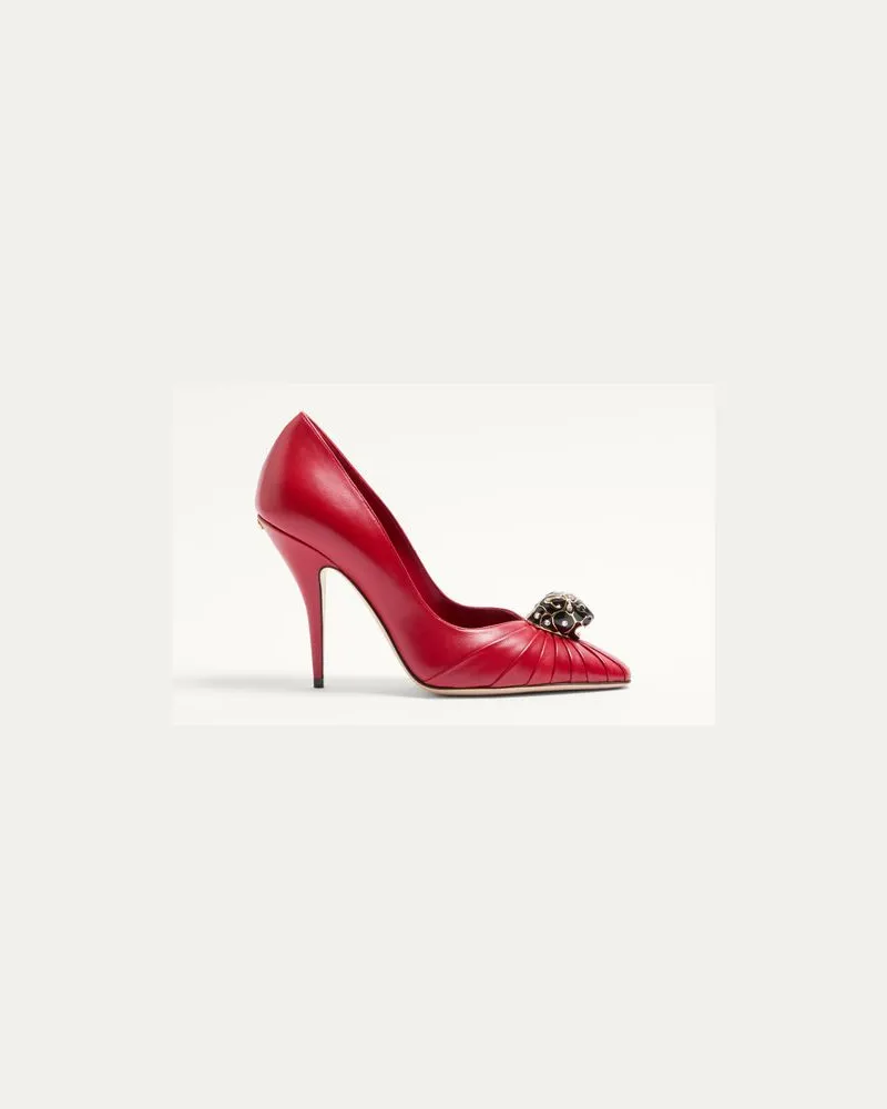 Valentino Garavani Décolleté Panthea In Capretto 105Mm Donna ROSSO Rosso