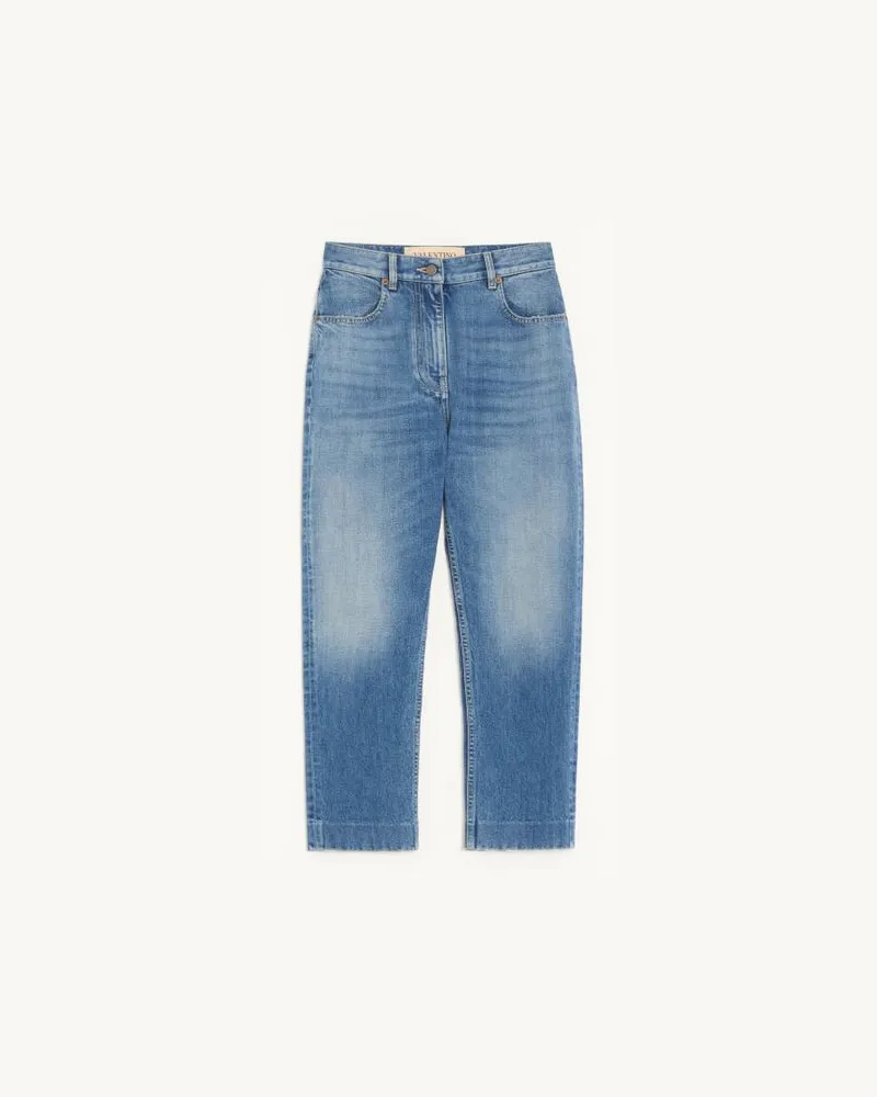 Valentino Garavani Pantaloni In Denim Donna DENIM Denim