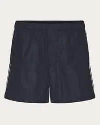 Valentino Garavani COSTUME DA BAGNO IN NYLON CON BORCHIA Uomo NAVY Navy