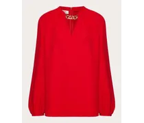 TOP IN CADY COUTURE VLOGO CHAIN Donna ROSSO
